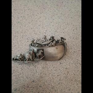 VINTAGE SIGNED AJC NOAH'S ARK PIN